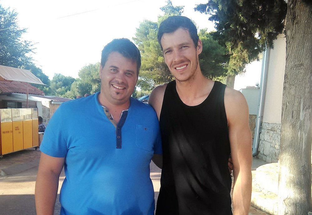 Načelnik Općine Murter-Kornati Toni Turčinov i slavni košarkaš